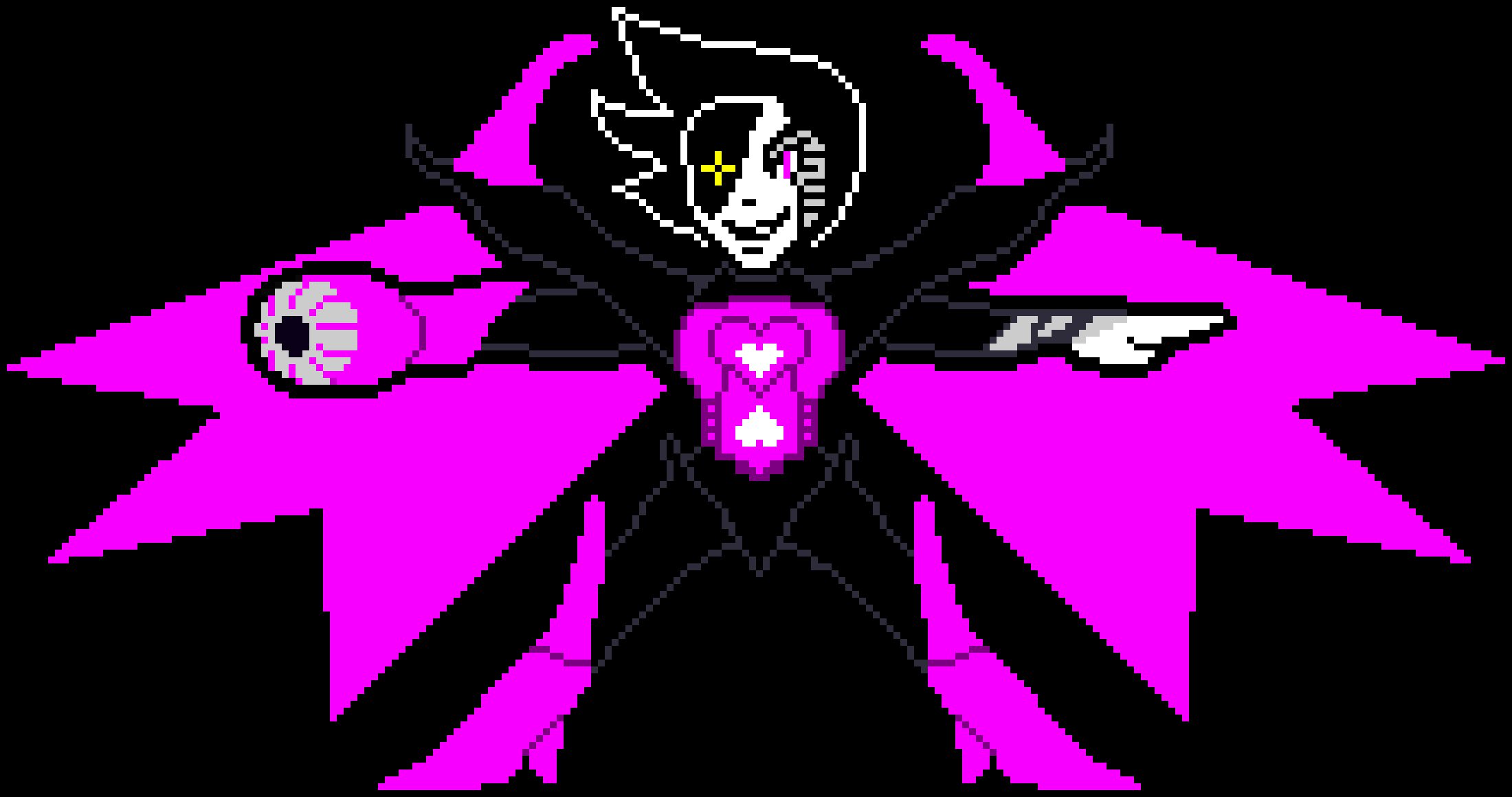 [4f4e68] Colored Mettaton NEO sprite