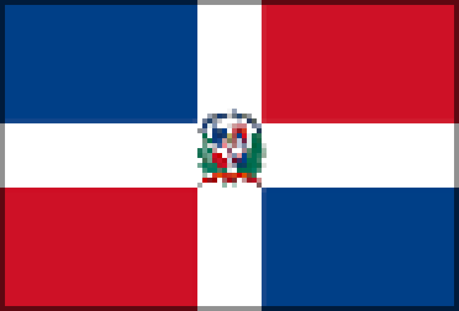 [7ec8a2] Bandera de república dominicana