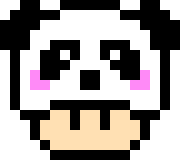 [9664c4] Panda Hat