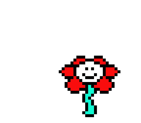 blue fame flowey the flower