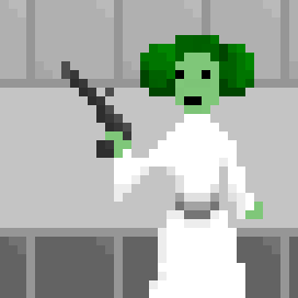 [9664c4] Broccolized Princess Leia #3 - w/background