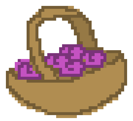 [9664c4] basketwith flowers