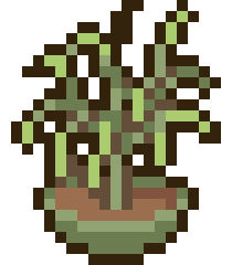 [9b9cad] Plant Pixel Art