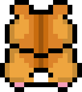 [acc5b3] Tripp Hamster Form Pixel Back