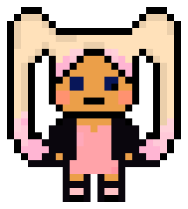 [12c2ce] danganronpa pixel sprite oc