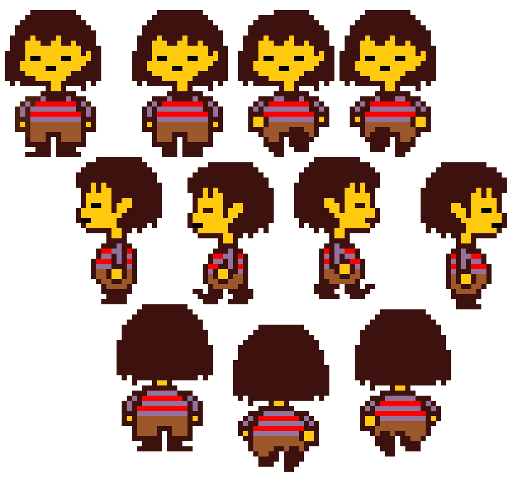 [9afd85] frisk sprite my own