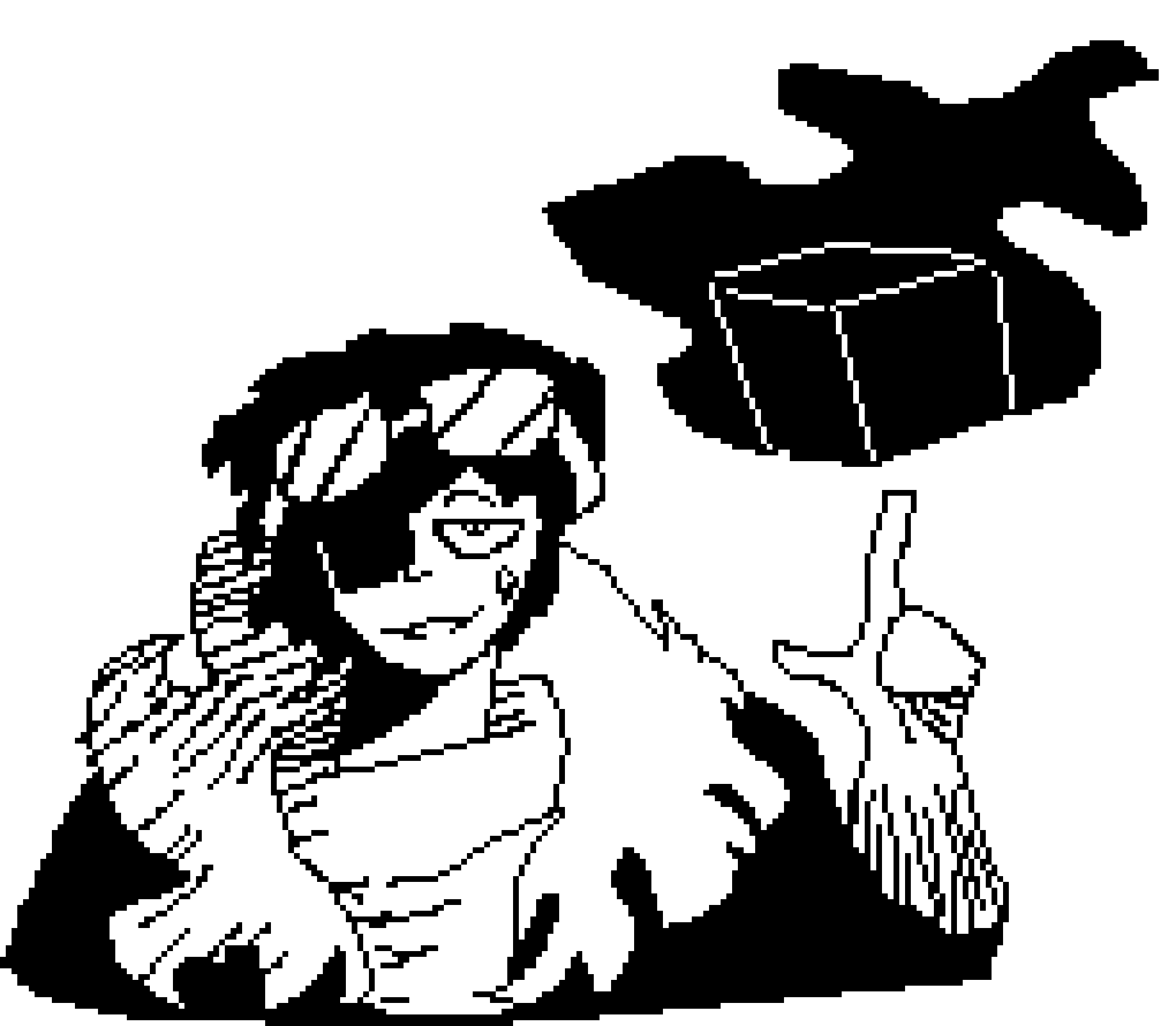 Danger's drawing of Theron