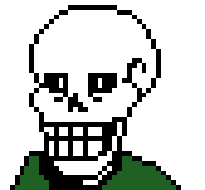 i could have made its own sprite but im lazy so i used someone else's and edited it but im happy with how it looks