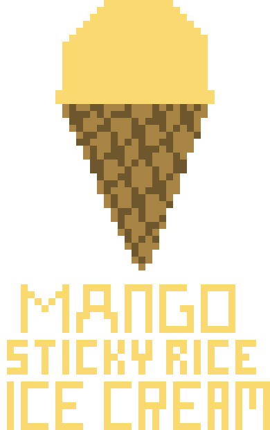 [9664c4] Mango Sticky Rice Ice Cream