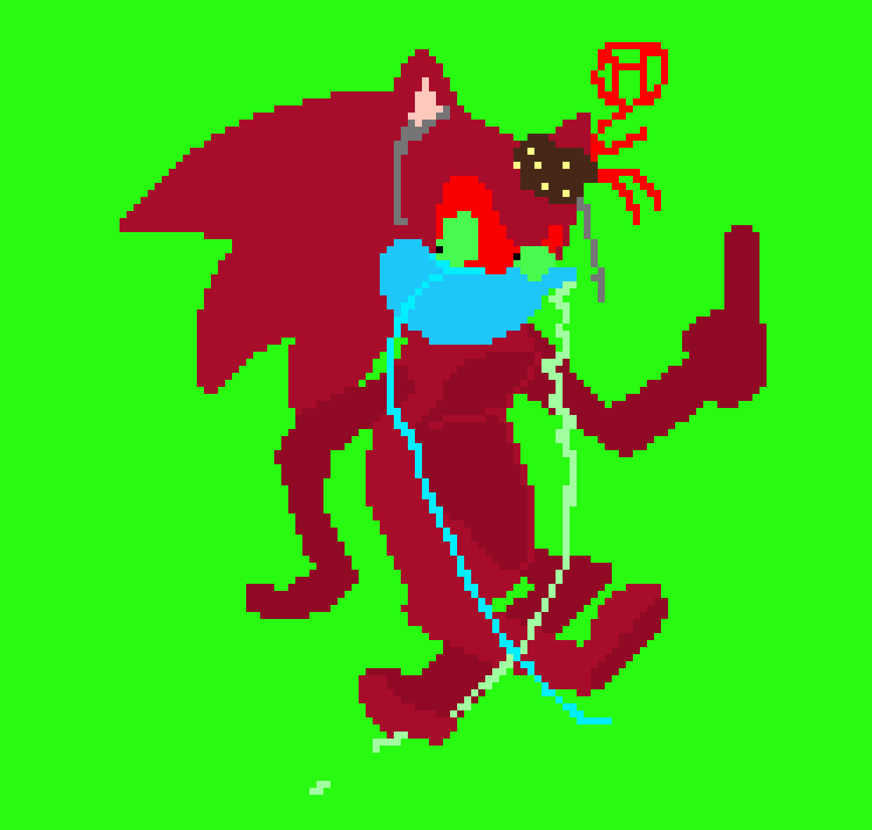 [53a360] Dumbass bitch ass Sonic furfag oc forgot to stop recording