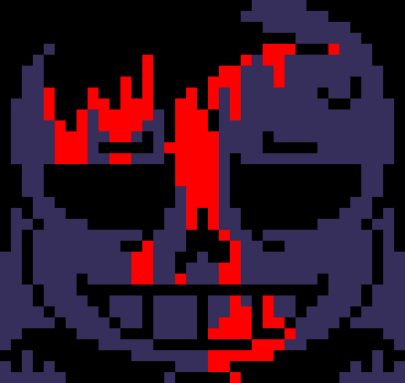 [7ce906] *(Demented waves at Azazel.) -HorrorTale Sans