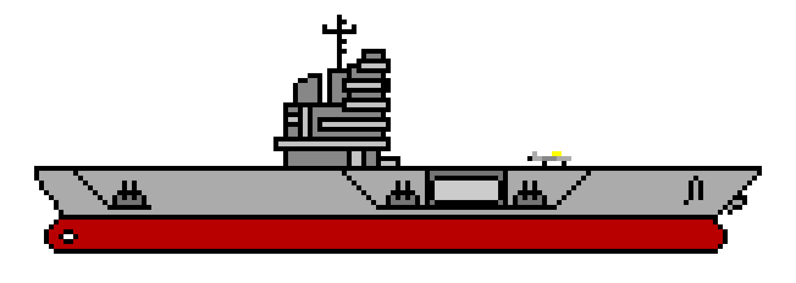 [58a29c] Pixel aircraft carrier