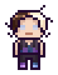 [4dc7f7] danganronpa pixel sprite base