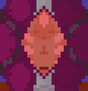 [236914] they are green underneath it's just red because he's got a visor over his face, also they have 7 eyes