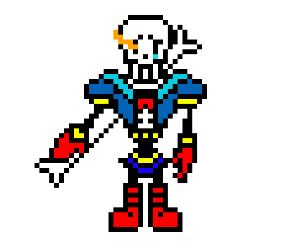 [9664c4] Undertale Disbelief Papyrus Sprite