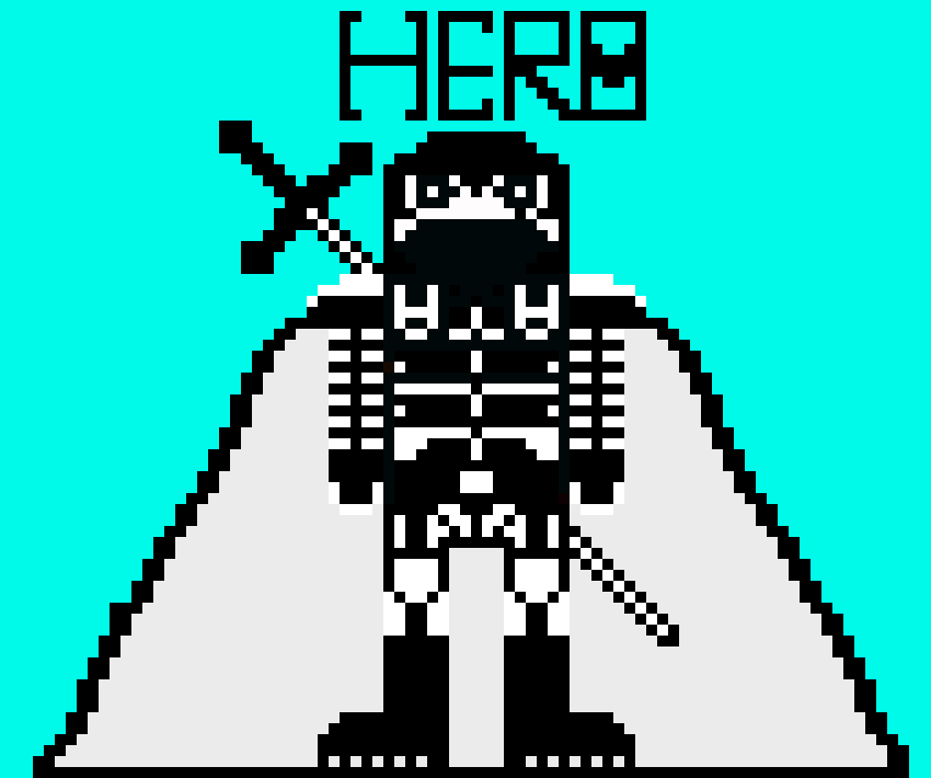 [9664c4] Blank Template (Model: Hero Sans)