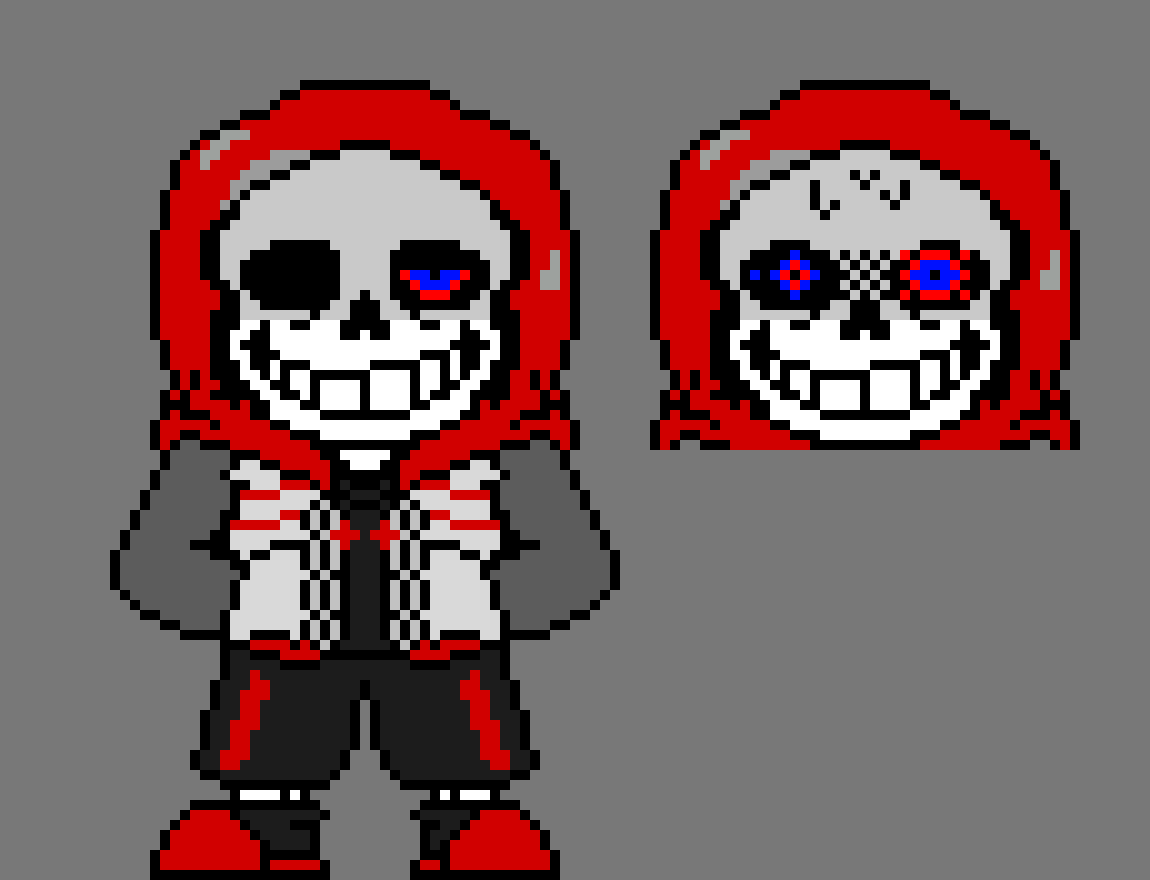[e8cb42] Dust! Determination Sans but on a different sprite