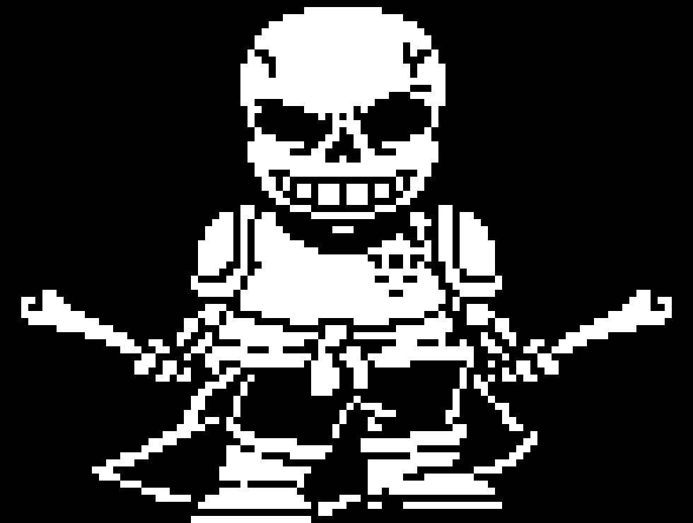 [11a9d7] -teleports to tim and hits him with one of the bones in his hand, then teleports back- -Distrust!Sans