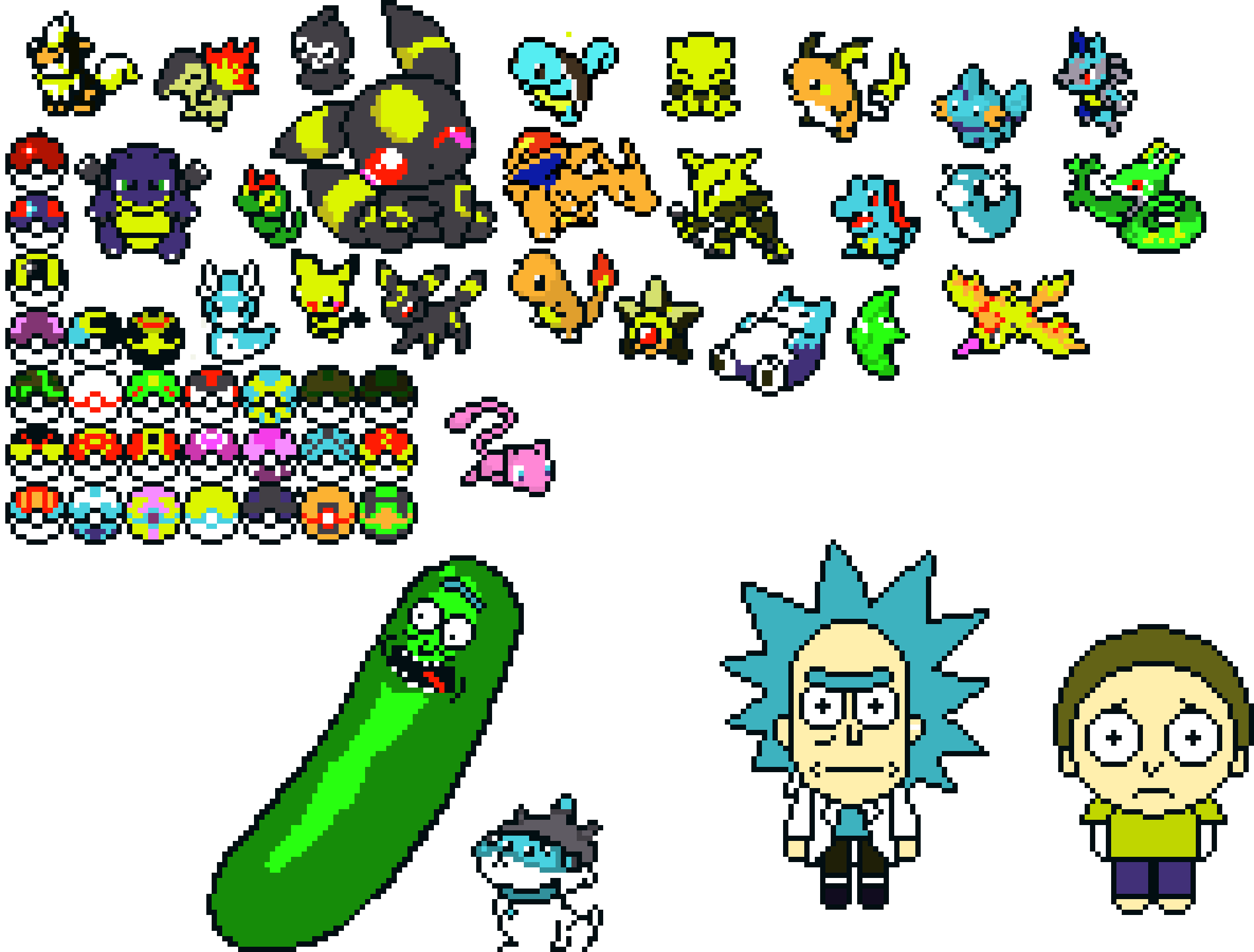 POKEMON & RICK AND MORTY