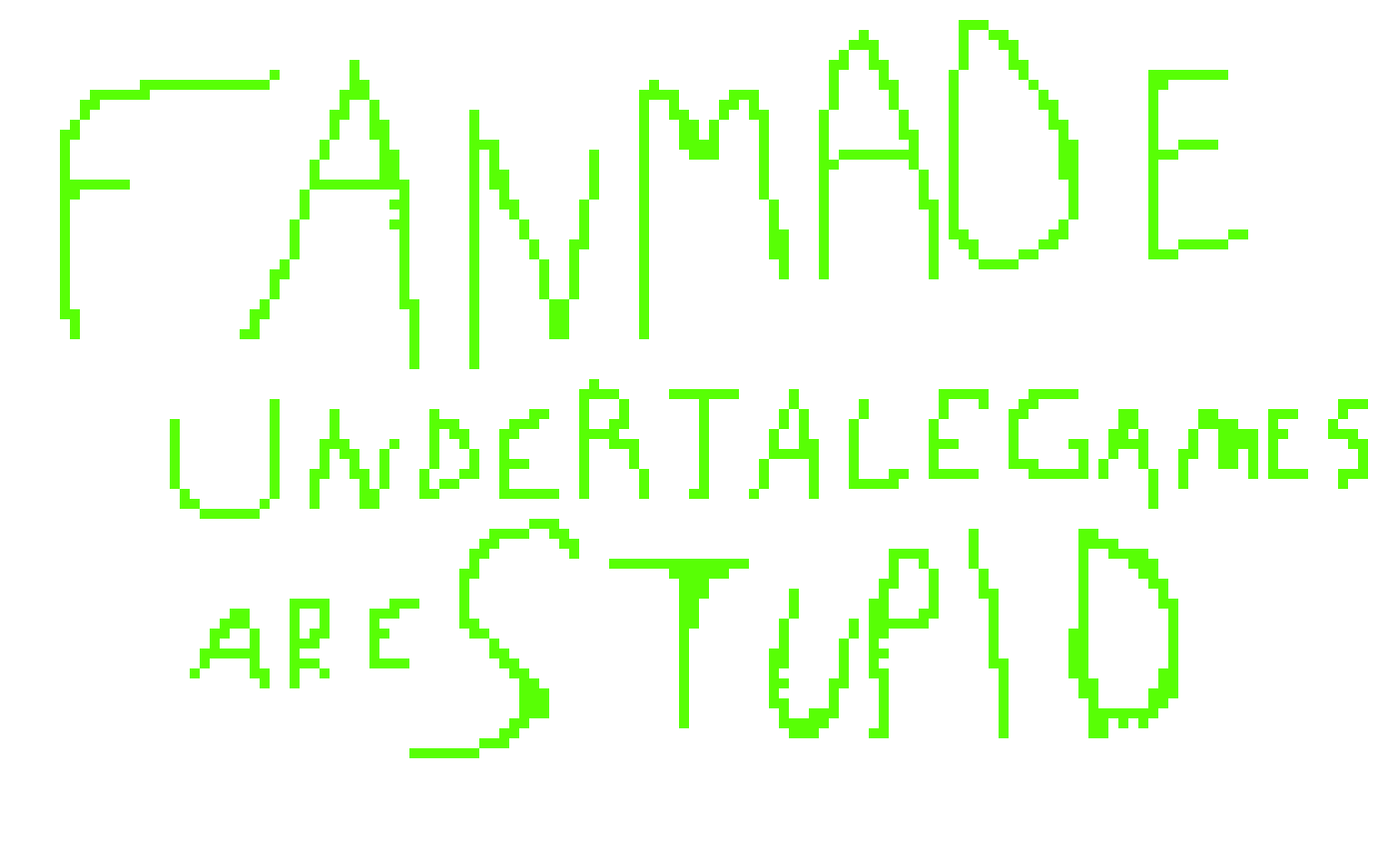 [9664c4] NO MORE FAN MADE UNDERTALE!