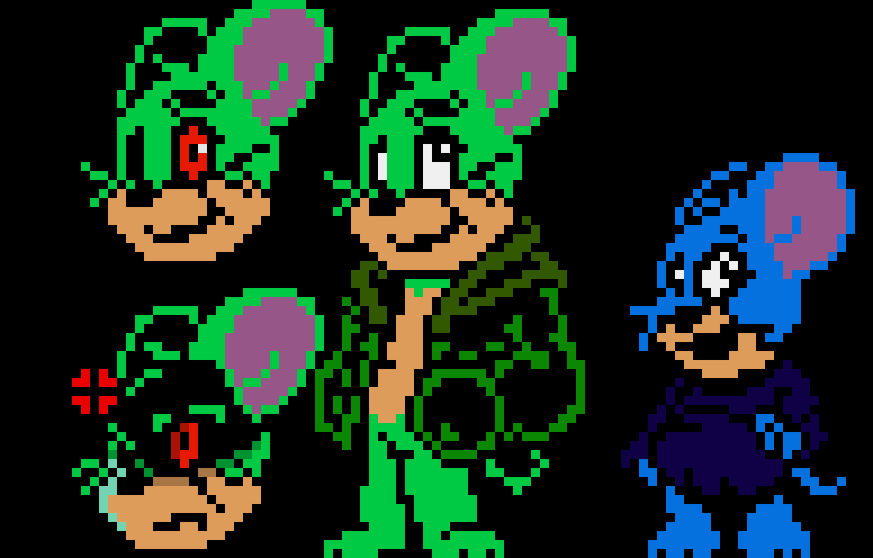 [6c26bc] Mousetale OC's - Alejandro "Al" Mouse and Lil' Truffle "Truffy" Mouse