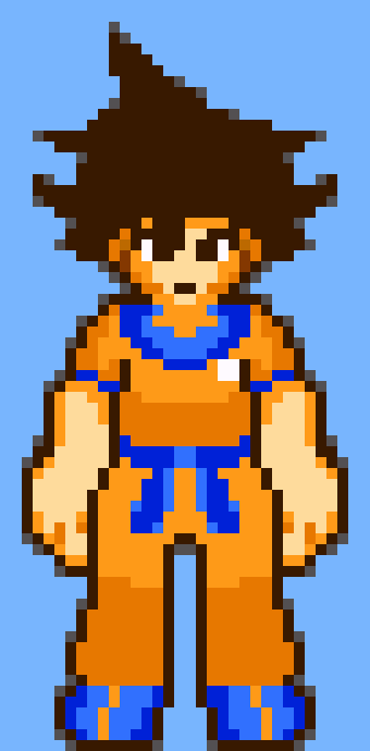 [ff260b] Mario and Luigi: Saiyan Standoff - Goku (not gonna be a real thing i just had fun)