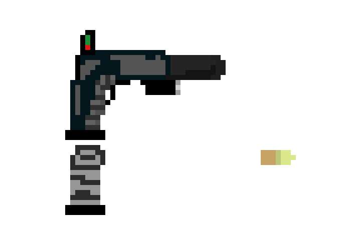 [22d487] Special Ops Pistol with mag + bullet