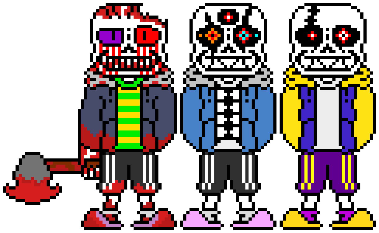 [d6b045] Terror: *Slashes Caftar Fusion alot whilst Dread Unfuses with Stalker Sans*