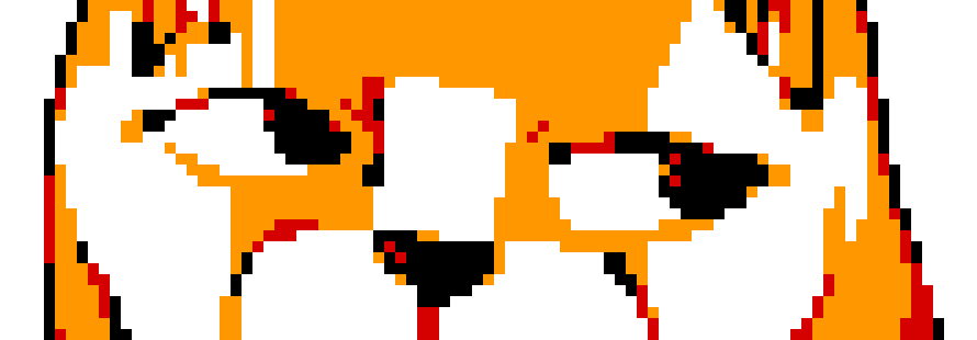 [8426a8] ill try sketching something up but its like spontaneous color blocking which looks ugly but depending on the resolution (lets say like 200x200 since thats like my standard canvas size) it blends better