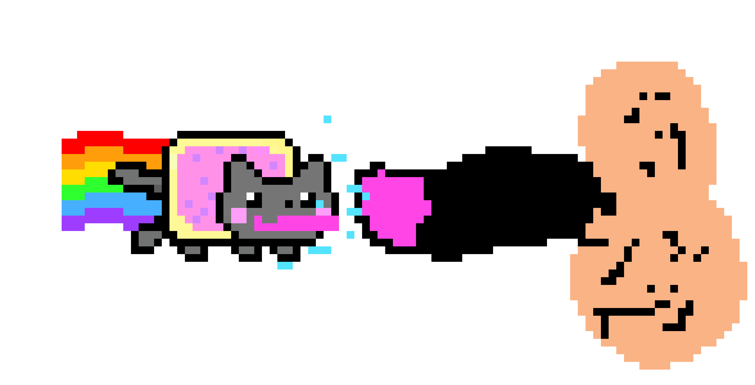[9664c4] Nyan Cat having fun