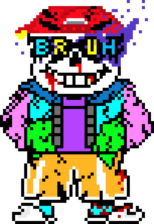 [80ca90] fresh Sans phase 2 (version 2) (corrupted) (legs)