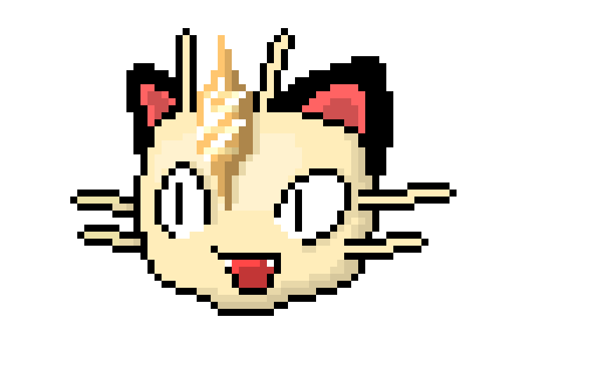 [853f9a] meowth head /w teeth