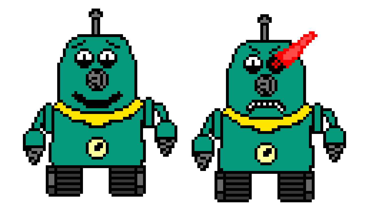 [9664c4] Grounder battle sprite (UnderTale AU's BadnikTale.)