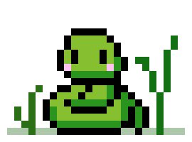 [7ebe62] Snake In Grass blush
