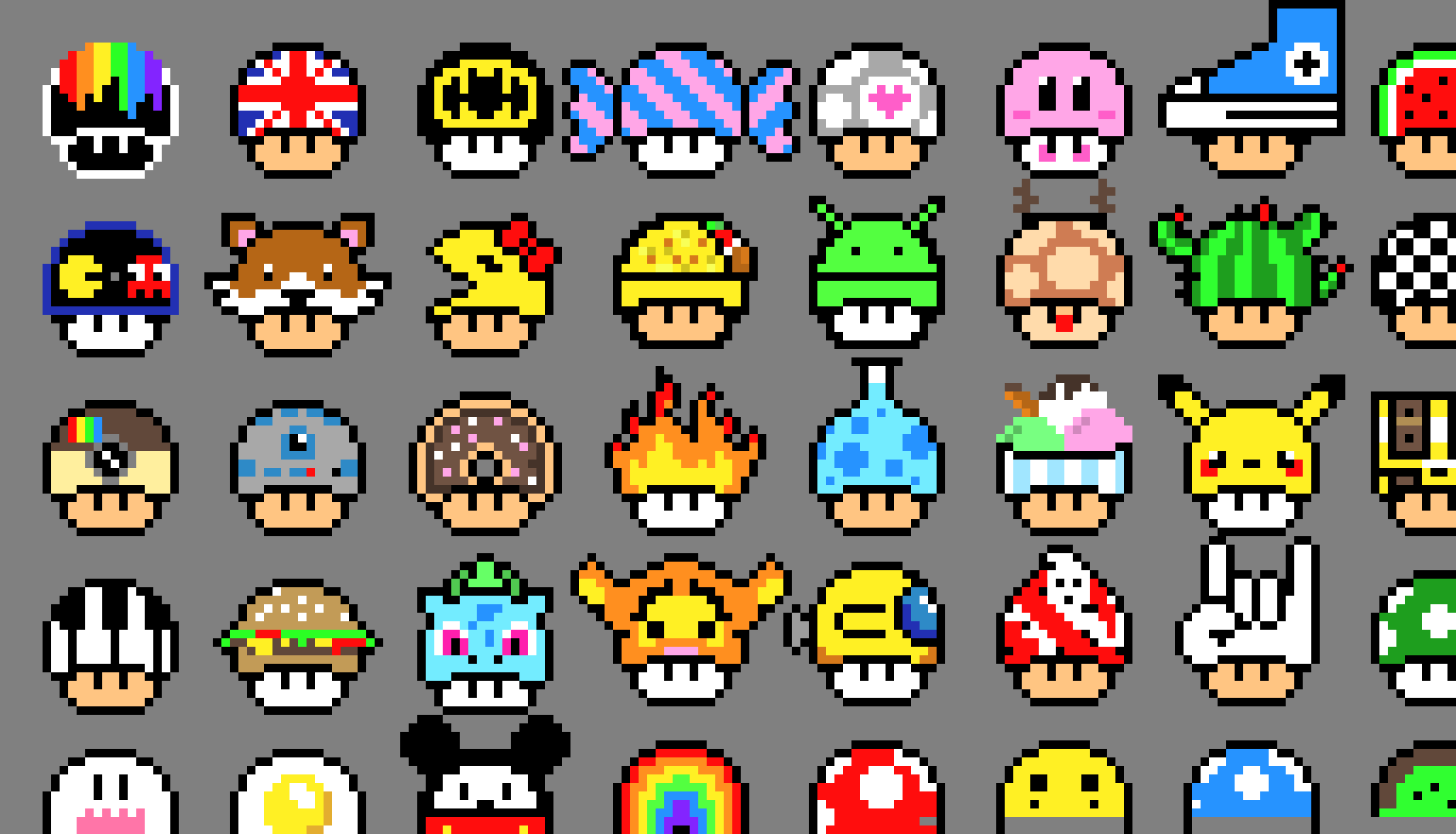 [9664c4] Epic Mushrooms