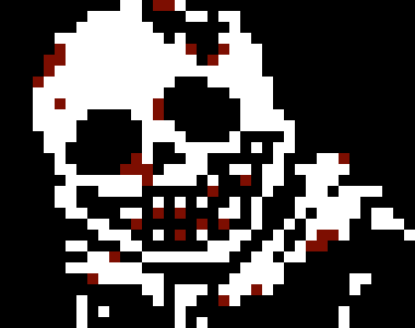 [a82578] (His head falls off then his body dusts then he says he still believes in you then he dies) (at that point you would've only killed ruins monsers: including toriel and some snowdin monsters- you shouldn't be able to do 680 damage)