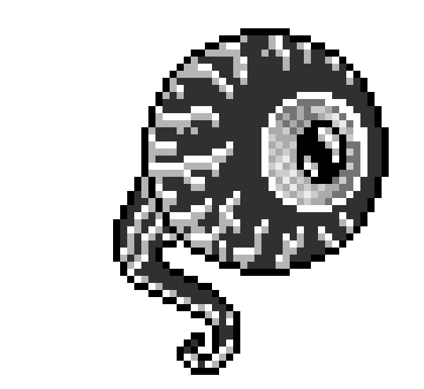 [9664c4] Black and White eye