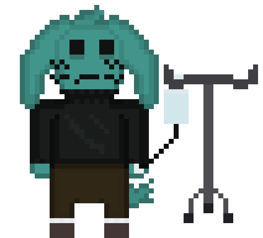 [3d03f9] Hiccup w/ iv drip Sprite