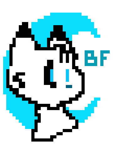 [95be89] Blue feather: Moon Pixel