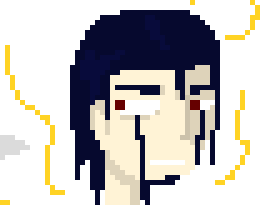 [8c660b] (he settles, allowing to fire to dissapate.) "haha... haha... no. This is the experiment... And now... this experiment..."