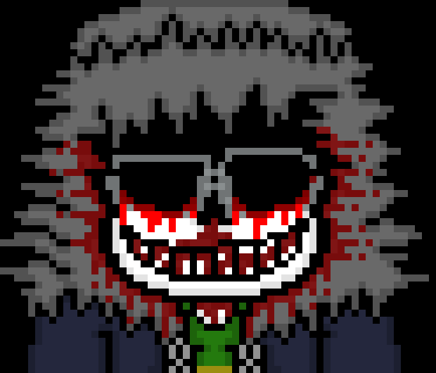 [e8cb42] *Terminal Trepidation shoots loads of orange bones and blue bones at Last Genocide*