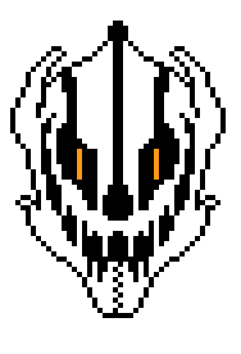 -the gaster blaster spins, slamming everything into walls-