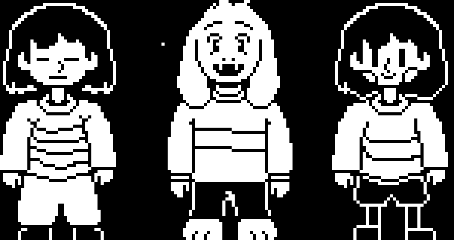(Frisk, asriel and chara !)