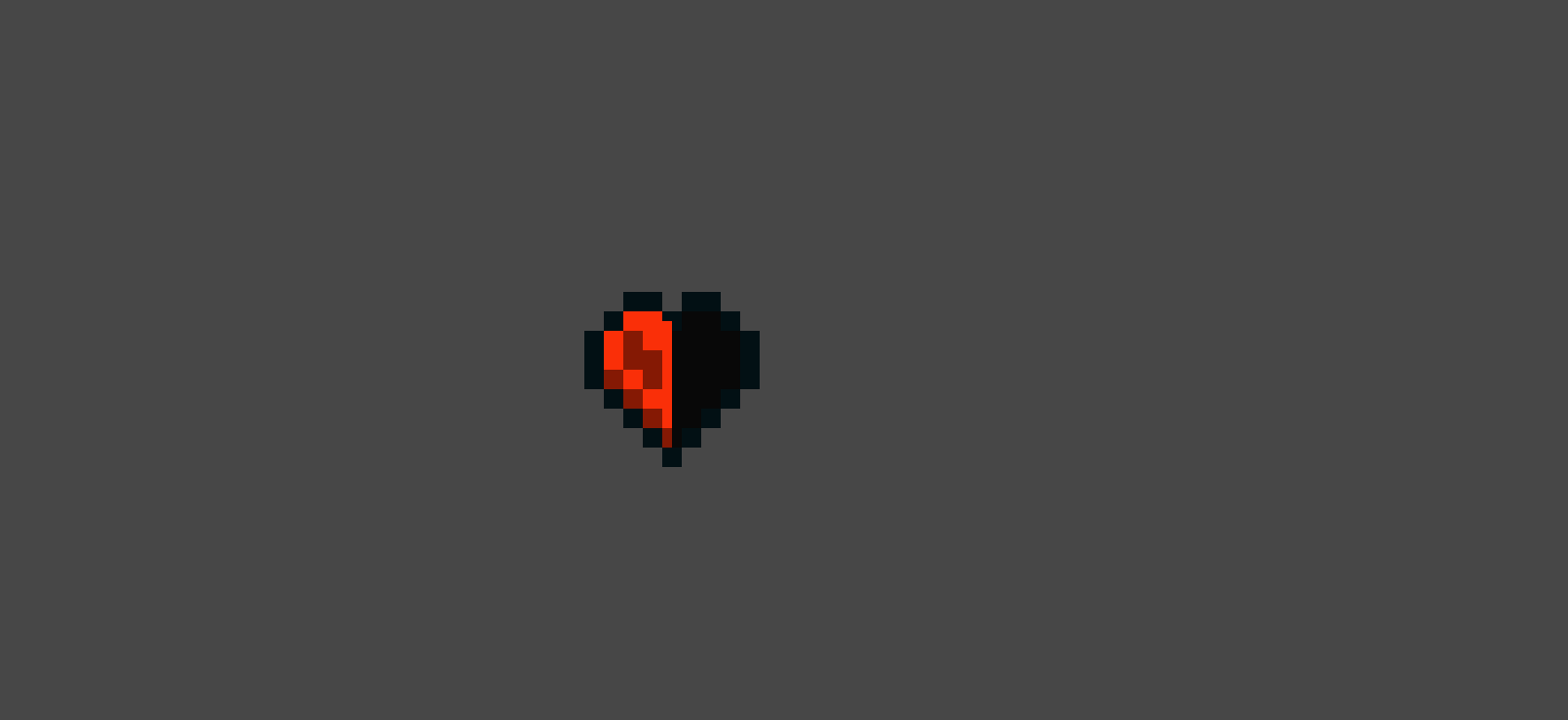 [1807c4] Minecraft Hardcore heart
