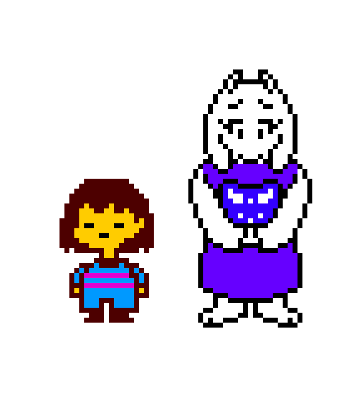 Frisk_Toriel_Undertale
