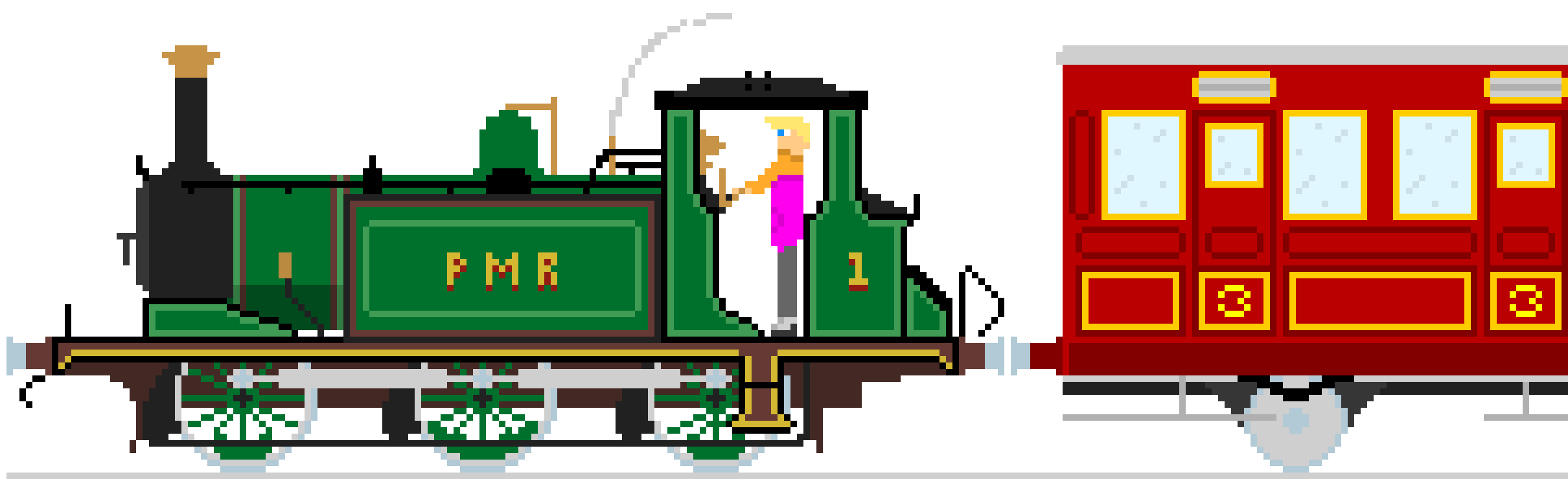 [c4081a] *It whistles again and slowly starts pulling away*