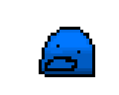 [4360a8] blue man talking animation