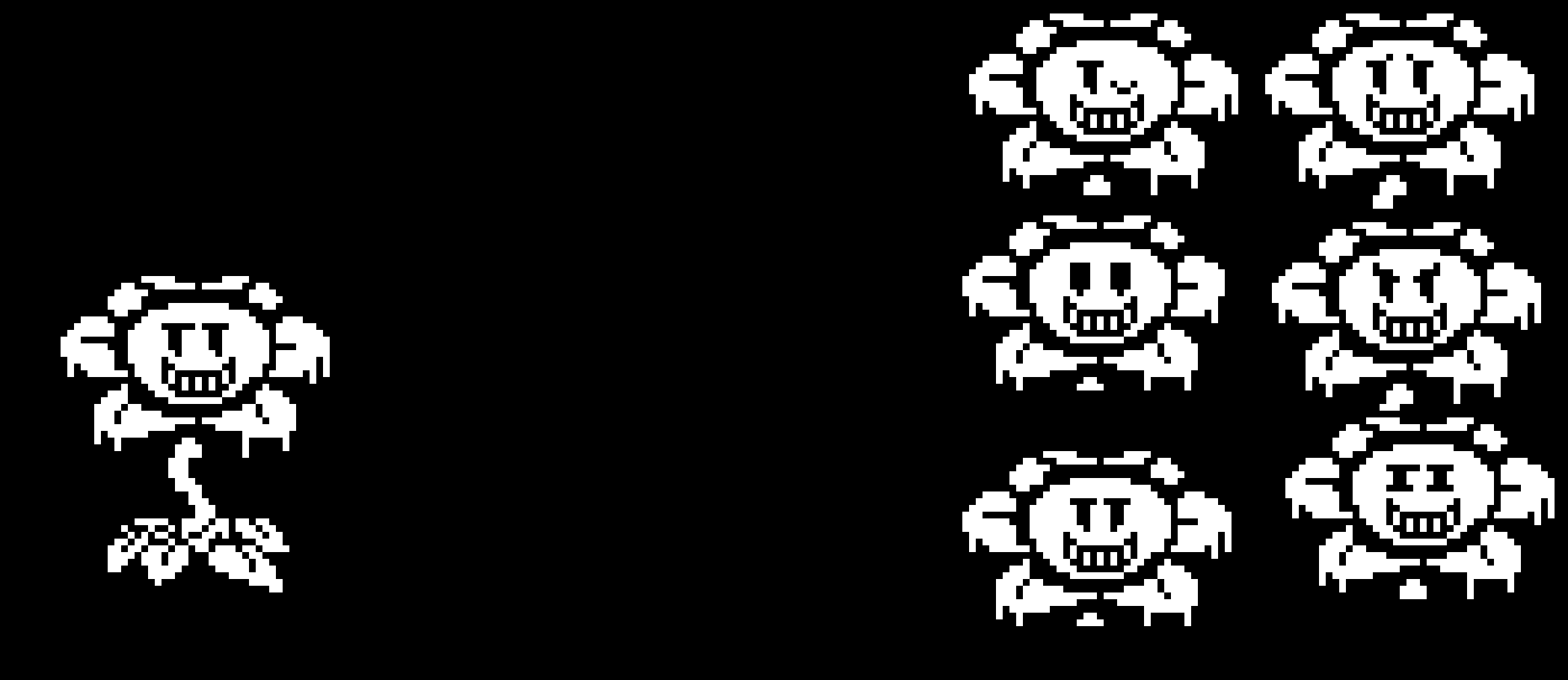 [9664c4] Sans as flowey.