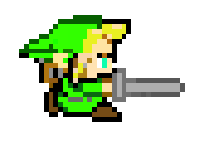 pixel art link