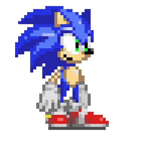 [b7731b] Modern Sonic The Hedgehog - By APLAWESOME